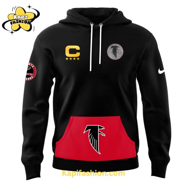 Atlanta Falcons Alternate Helmet Pullover Hoodie 3