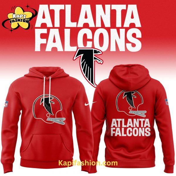 Atlanta Falcons Throwback Hoodie 2025 White Edition