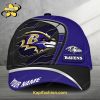 Baltimore Ravens Custom Name 3D Classic Cap Black Edition