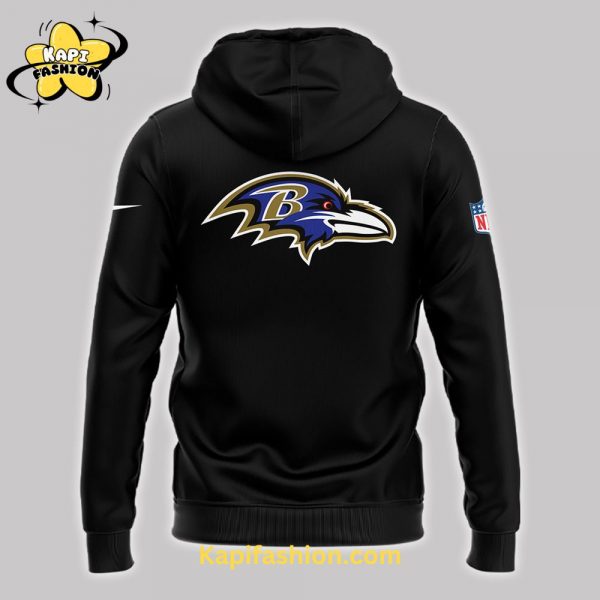 Baltimore Ravens Hoodie NFL Playoffs Flock Special Edition 2024 3