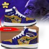 Baltimore Ravens NFL Personalized Air Jordan 1 Gold Edition V1