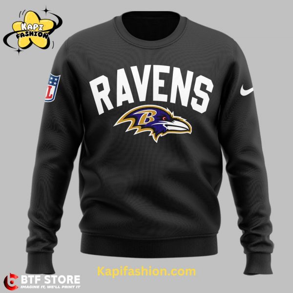 Baltimore Ravens Special Black Edition NFL Long Sleave Shirt