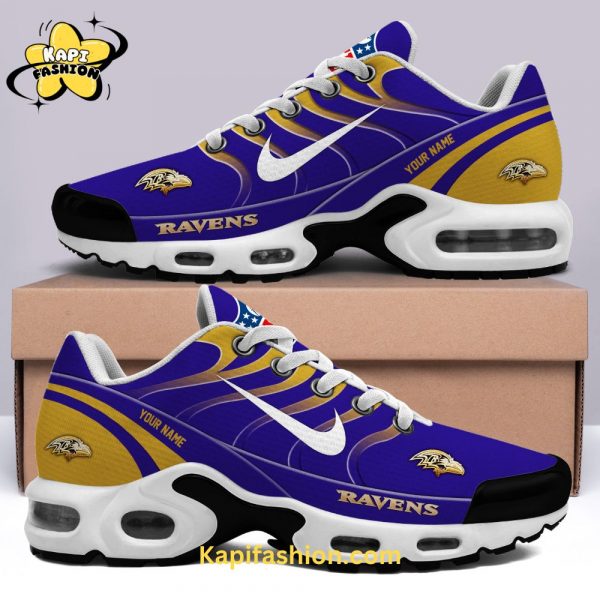 Baltimore Ravens-Custom Name Air Max – Limited edition