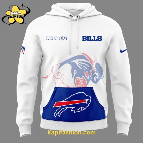 Buffalo Bills Nike White Game Player Hoodie