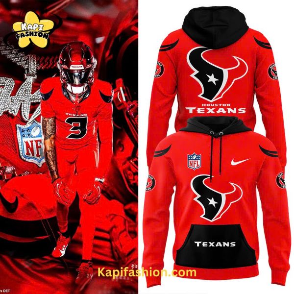 Houston Texans Battle Red Houston Texans Hoodie