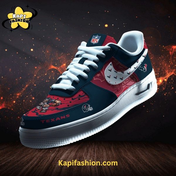 Houston Texans Personalized Nike Air Force 1 Limited Edition Version 2