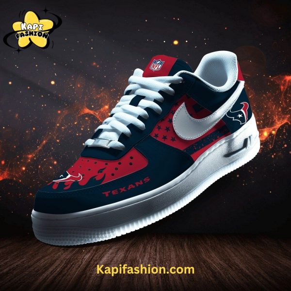 Houston Texans Personalized Nike Air Force 1 Limited Edition Version 4