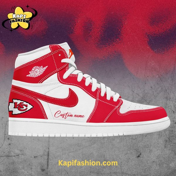 Kansas City Chiefs Custom Name Nike Air Jordan 1 Limited Edition