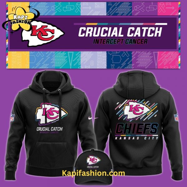 Kansas City Chiefs NFL Crucial Catch Hoodie Limited Black Edition