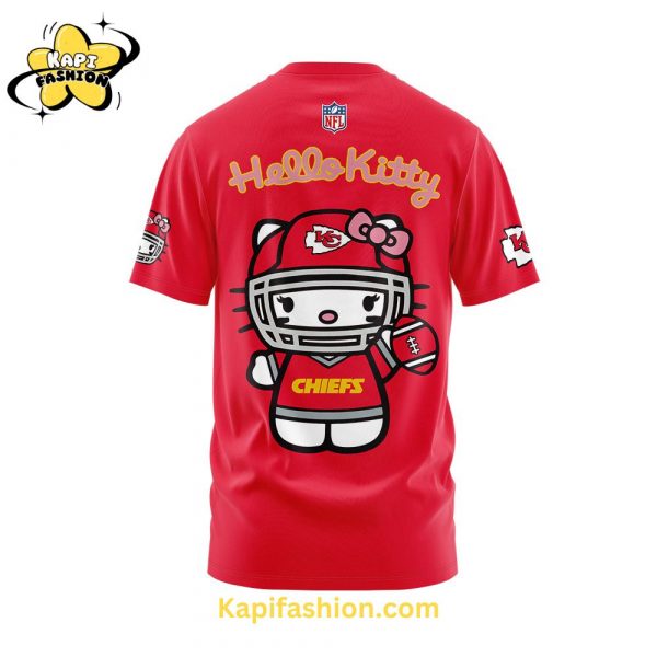 Limited Edition Kansas City Chiefs x Hello Kitty Tshirt 3