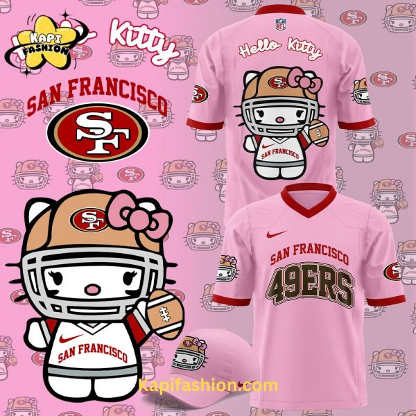 Limited Edition San Francisco 49ers x Hello Kitty Football Jersey