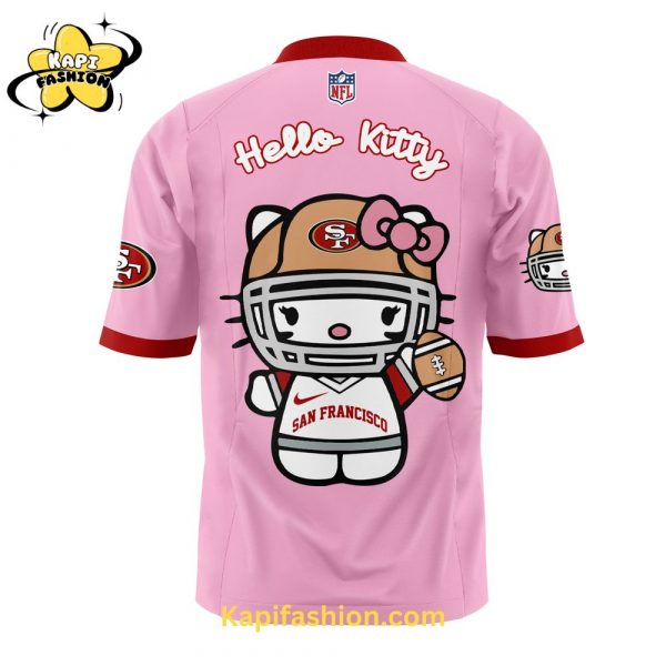 Limited Edition San Francisco 49ers x Hello Kitty Football Jersey 3