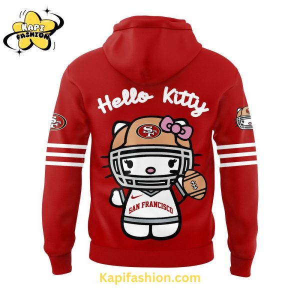 Limited Edition San Francisco 49ers x Hello Kitty Hoodie 3