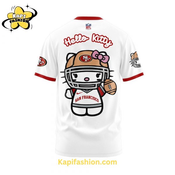 Limited Edition San Francisco 49ers x Hello Kitty Tshirt 3