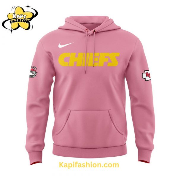 Limited Editon Kansas City Chiefs x Hello Kitty Pink Hoodie