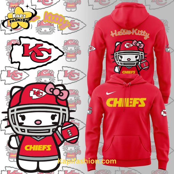 Limited Editon Kansas City Chiefs x Hello Kitty Red Hoodie