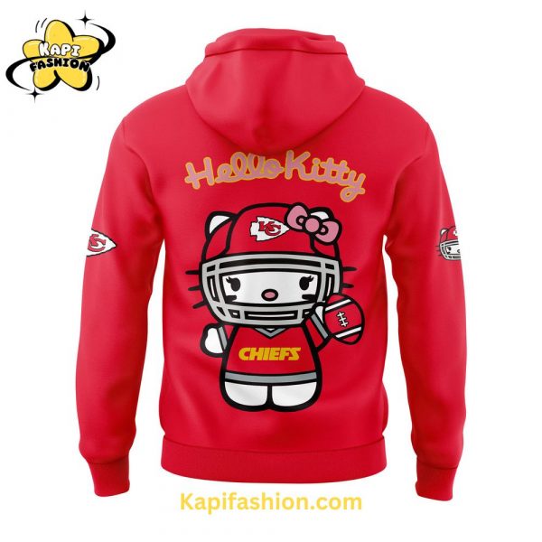 Limited Editon Kansas City Chiefs x Hello Kitty Red Hoodie 3