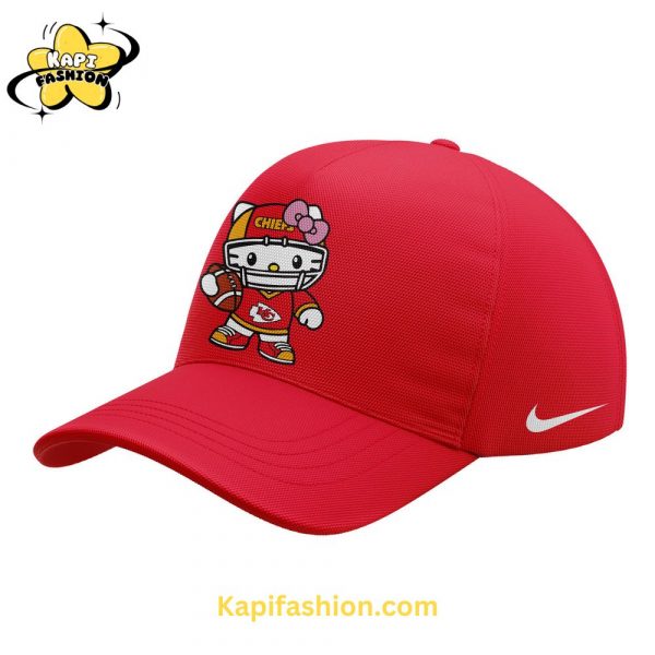 Limited Editon Kansas City Chiefs x Hello Kitty Red Hoodie 5