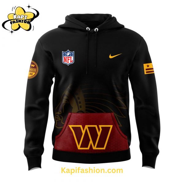 Men’s Fanatics Black Washington Commanders Alternmate Helmet Pullover Hoodie V2