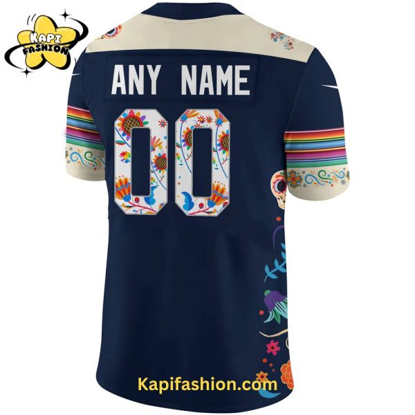 Mens Nike San Francisco 49ers 2024 NFL Dia De Los Muertos Premium Limited Personalized Jersey 3