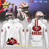 Men’s White San Francisco 49ers Throwback Hoodie White Edition