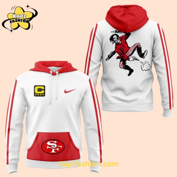 Men’s White San Francisco 49ers Throwback Hoodie White Edition