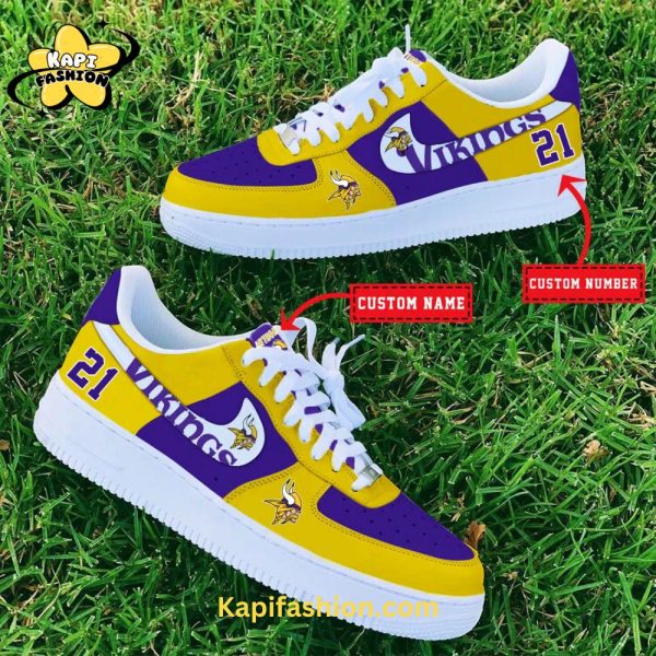 Minnesota Vikings Personalized Air Force 1