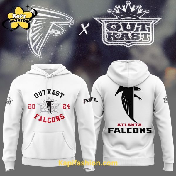 Outkast x Atlanta Falcons White Pullover Hoodie