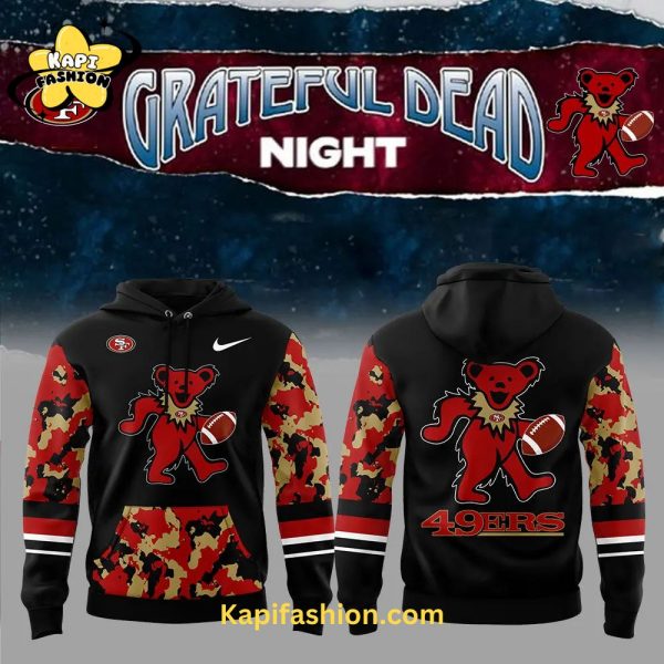 San Francisco 49ers Grateful Dead Night Nike Hoodie