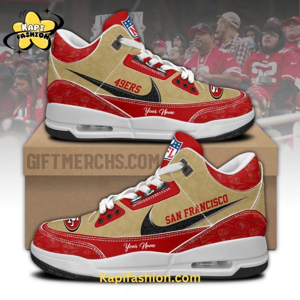 San Francisco 49ers Personalized Air Jordan 3 Limited Edition