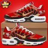 San Francisco 49ers Personalized Air Max Limited White plus Red Edition