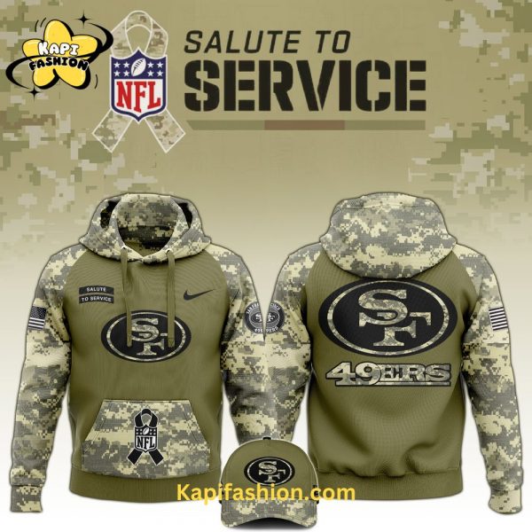 San Francisco 49ers Veterans Day Hoodie Limited Edition