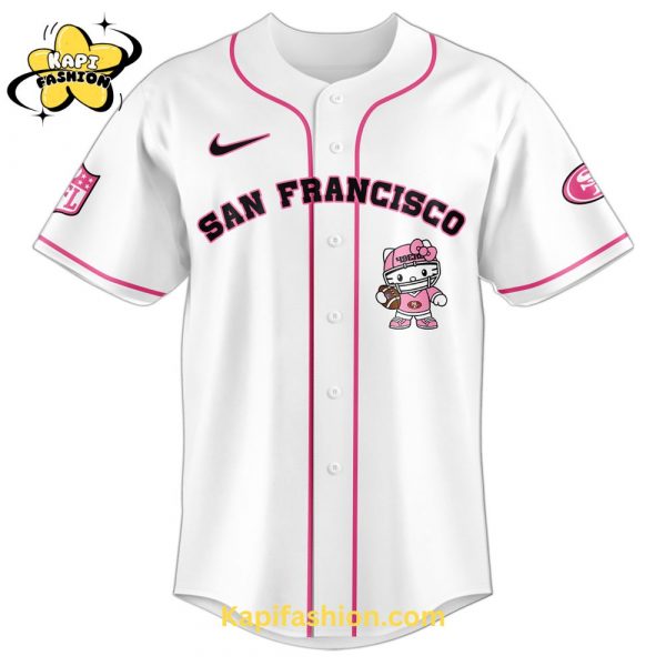 San Francisco 49ers X Hello Kitty Pink Jersey Limited Sleek Edition