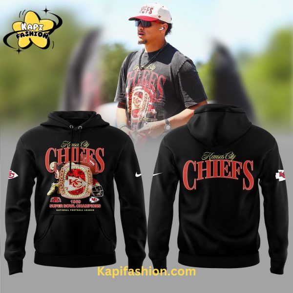 The Kansas City Chiefs New Version Hoodie Black Edition