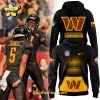 Washington Commanders Nike 2024 Black threads Premium Limited Pullover Zip Hoodie