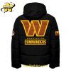 Washington Commanders Nike 2024 Black threads Premium Limited Pullover Hoodie