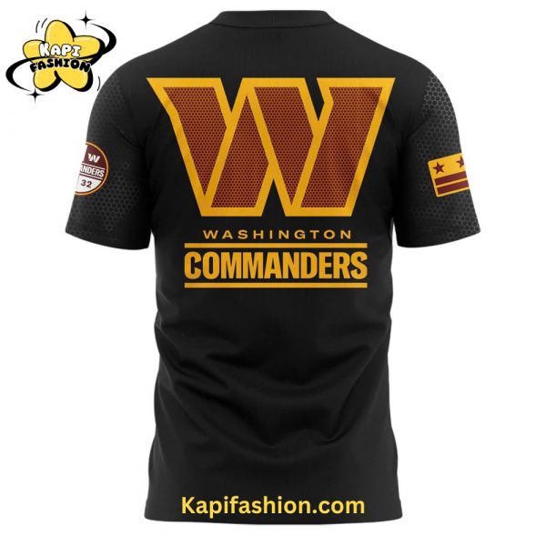 Washington Commanders Nike 2024 Black threads Premium Limited T Shirt