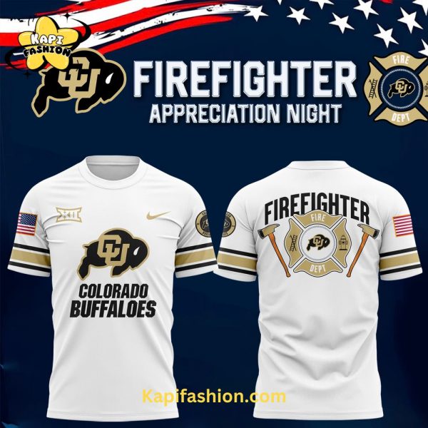 Colorado Buffaloes Firefighter Appreciation Night Premium Limited T Shirt