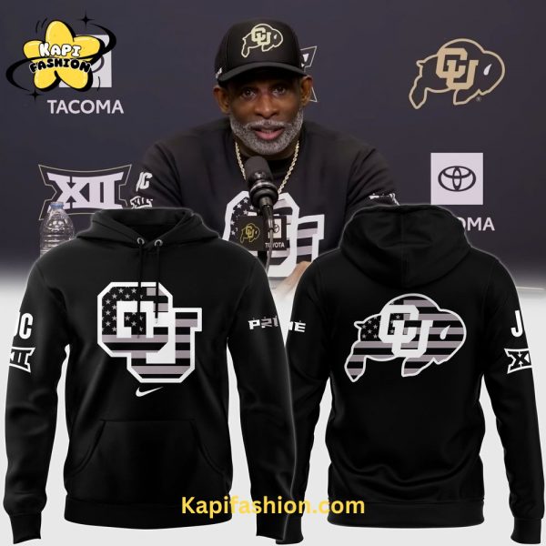 Colorado Buffaloes Football Salute to Service Club Fleece Pullover Hoodie