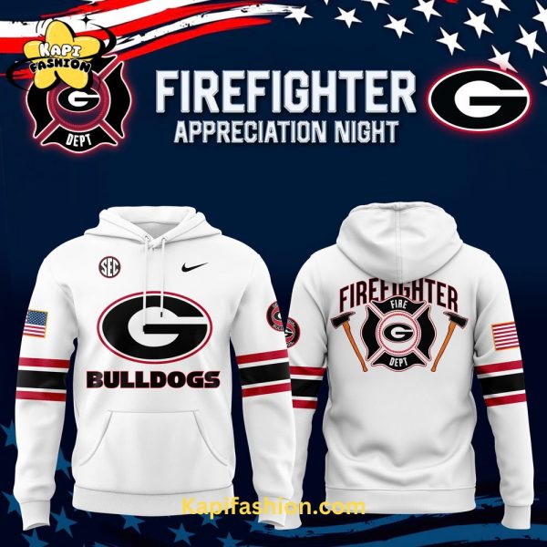 Georgia Bulldogs x 2024 Firefighter Appreciation Night Premium Limited Hoodie