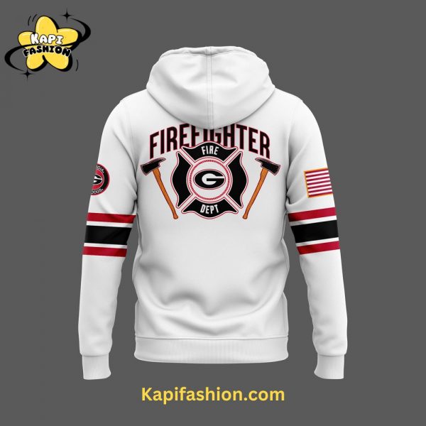 Georgia Bulldogs x 2024 Firefighter Appreciation Night Premium Limited Hoodie 3