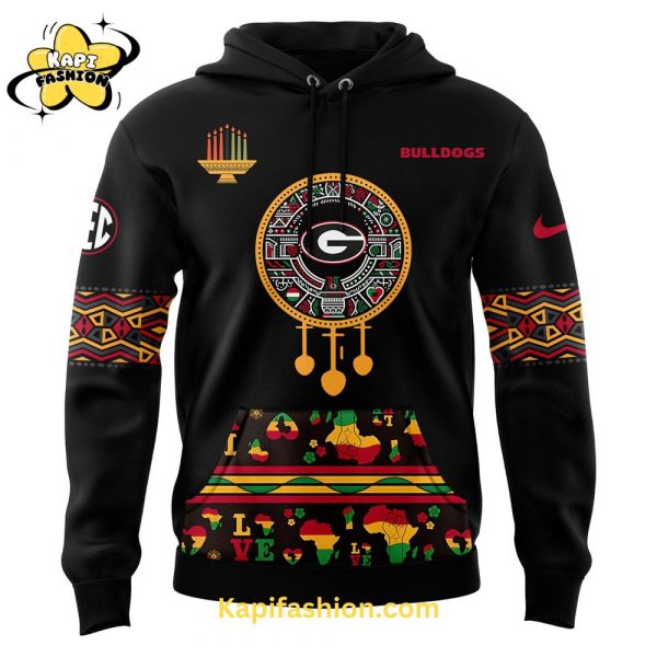 Georgia Bulldogs x Happy Kwanzaa Premium Limited Hoodie