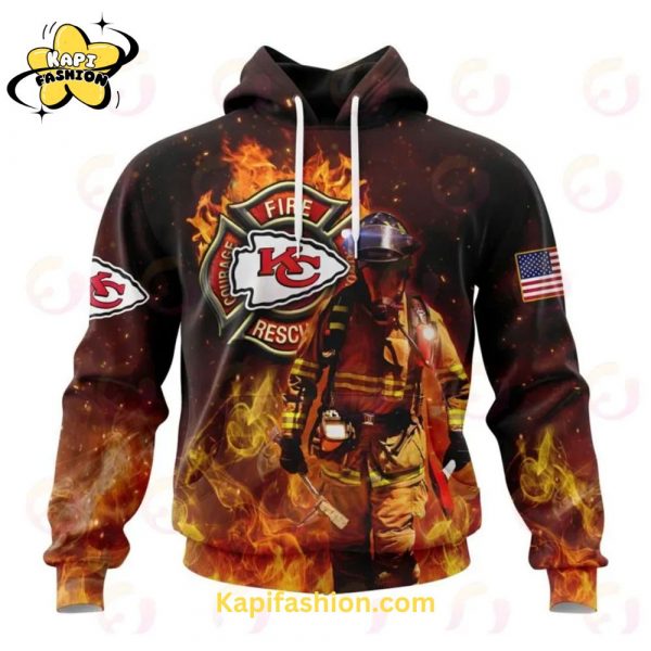 Kansas City Chiefs Honor Firefighters Hoodie