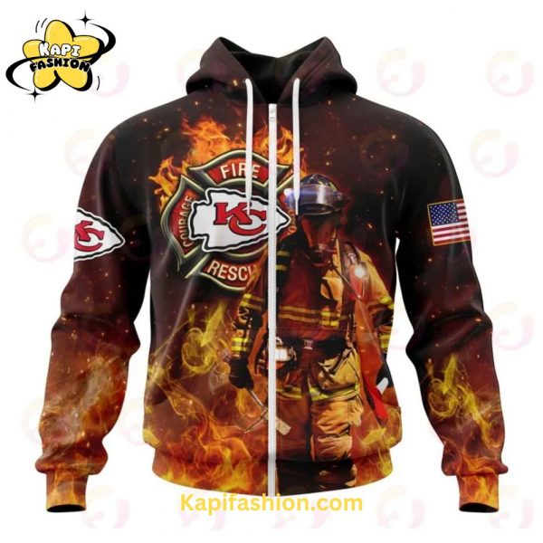 Kansas City Chiefs Honor Firefighters Hoodie