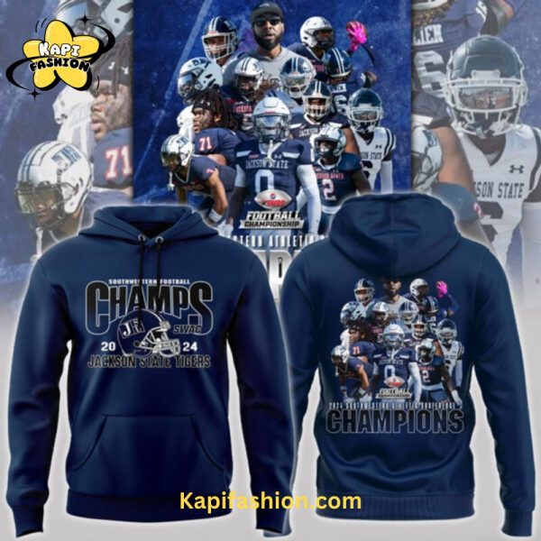 Limited Edition Jackson State Football “HBCU National Champs 2024” Hoodie v4