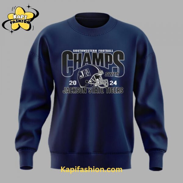 Limited Edition Jackson State Football “HBCU National Chams 2024” Hoodie v5