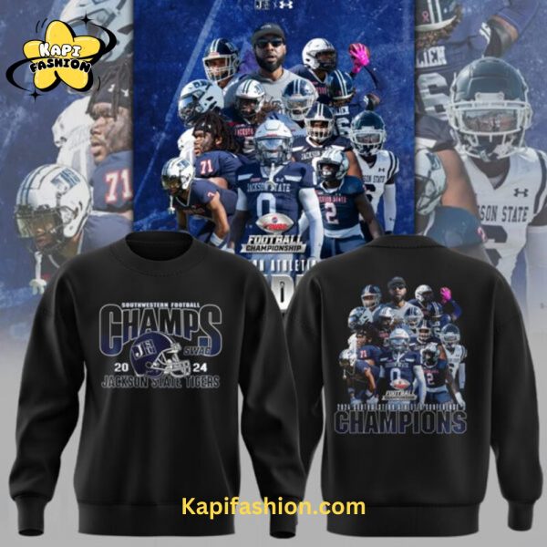 Limited Edition Jackson State Football “HBCU NATIONAL CHAMPS 2024” Sweatshirt