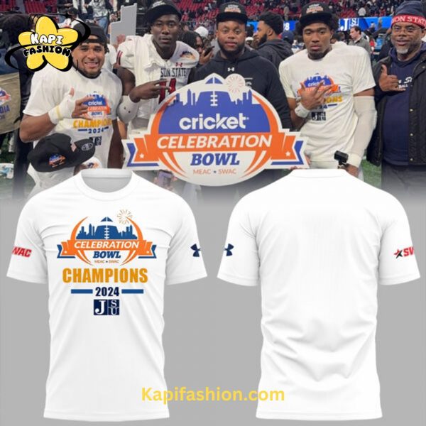 Limited Edition Jackson State Football “HBCU NATIONAL CHAMPS 2024” T Shirt v2