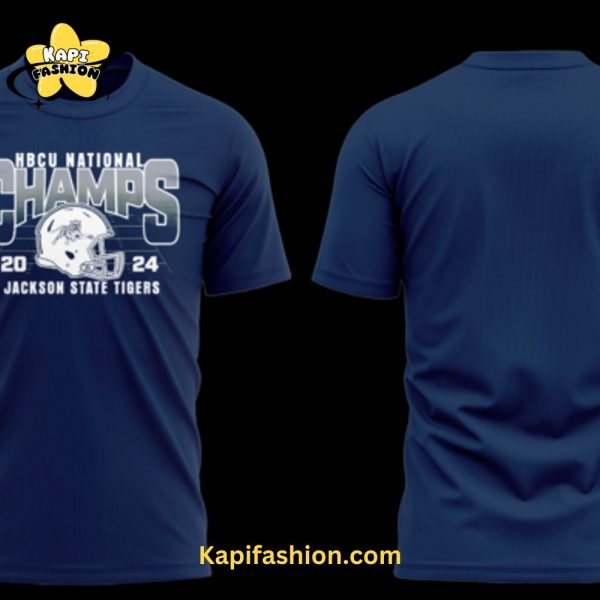 Limited Edition Jackson State Football “HBCU NATIONAL CHAMPS 2024” T Shirt v4