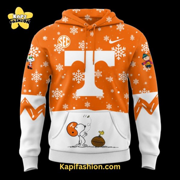 Limited Edition Tennessee Football Peanuts Holiday Speciality Snow Hoodie